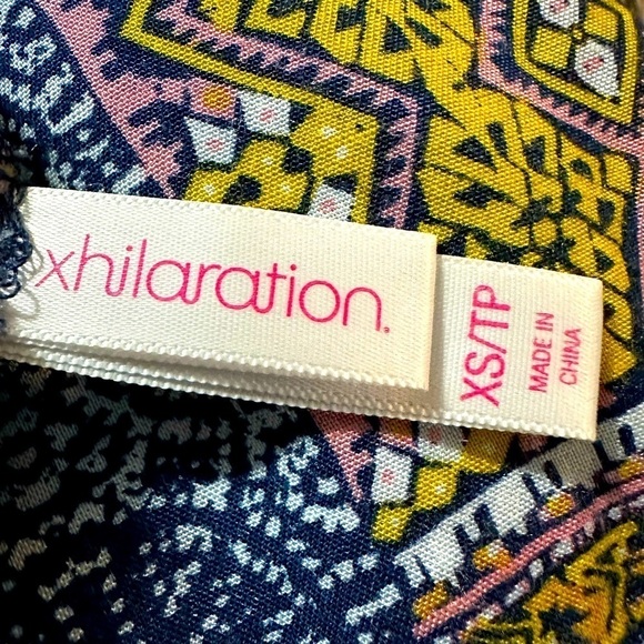 Xhilaration Womens Jumpsuit Romper Sleeveless Backless Tie Elastic Top Sz XS/TP - Picture 9 of 16